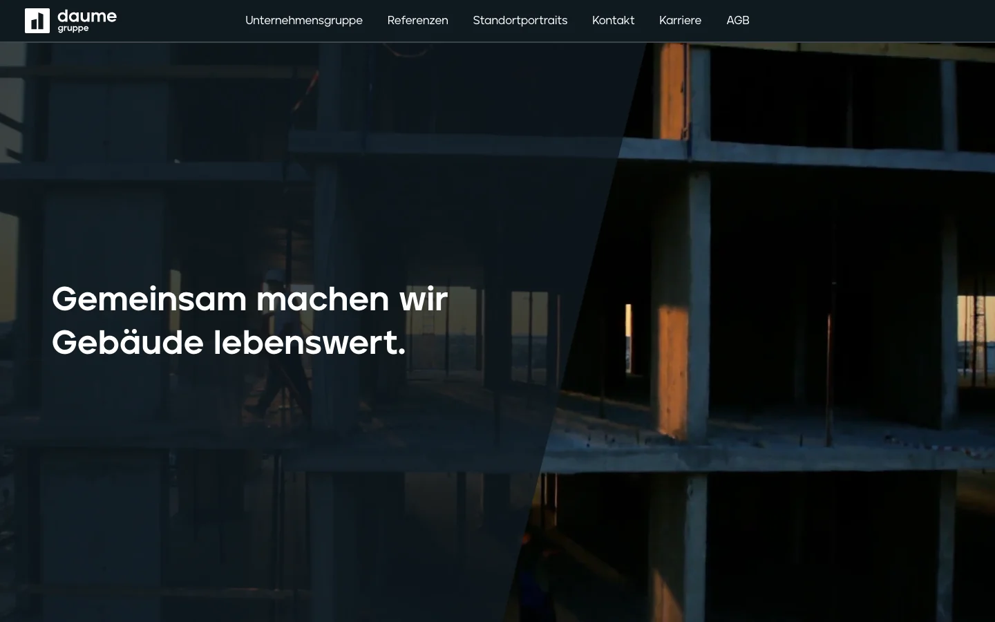 Website der Daume Gruppe