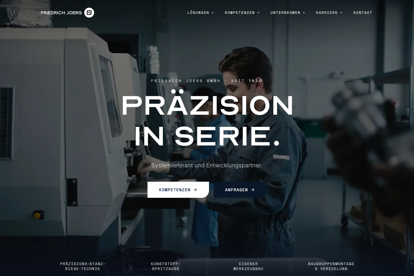 Neue Website von Friedrich Jörg