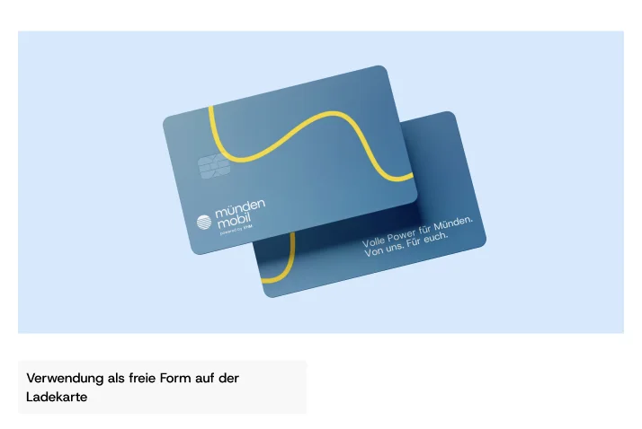 Mündenmobil Ladekarten im neuen Markendesign